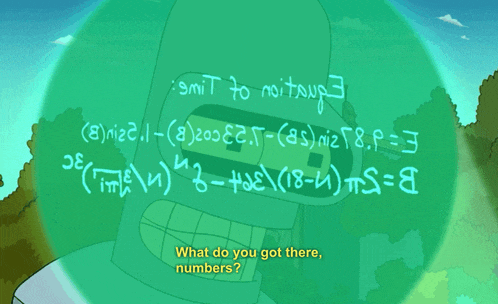 a cartoon of bender asking what do you got there