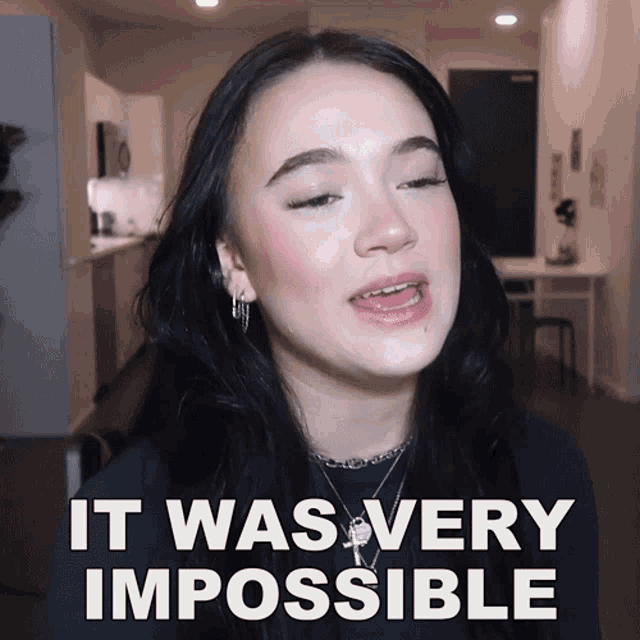 It Was Very Impossible Fionafrills GIF - It Was Very Impossible Fionafrills Fionafrills Vlogs GIFs