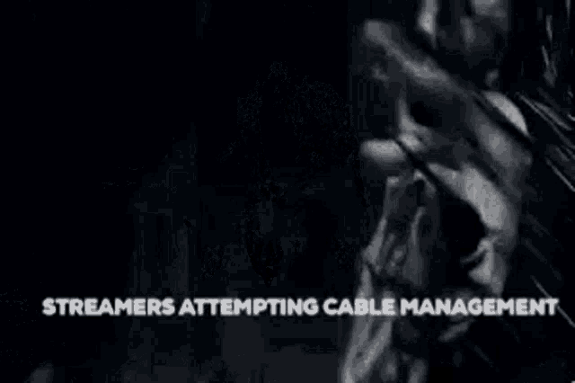 Streamer Cable GIF - Streamer Cable Cable Management GIFs