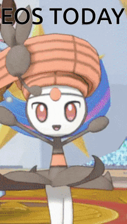 a picture of a cartoon character with the words eos today on the bottom