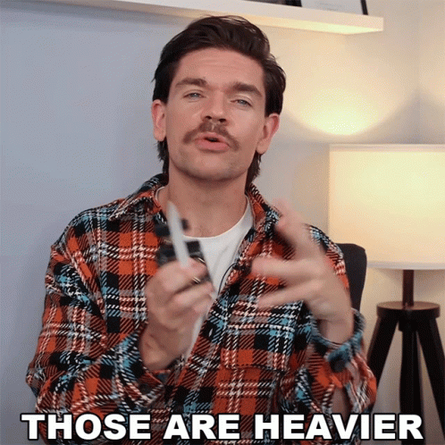 Those Are Heavier Robin James GIF - Those Are Heavier Robin James Much Heavier GIFs