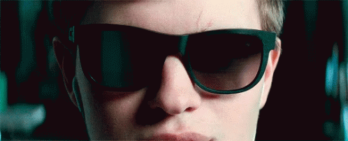 Baby Driver Reflection GIF - Baby Driver Reflection GIFs