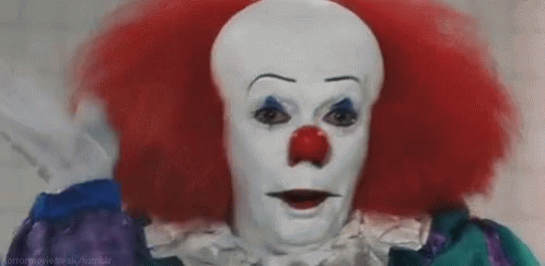 Stephen King Pennywise GIF - Stephen King Pennywise Clown GIFs