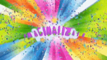 a colorful background with the word acidulated in the middle