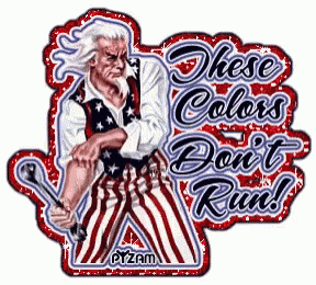 a picture of uncle sam with the words " these colors don t run "