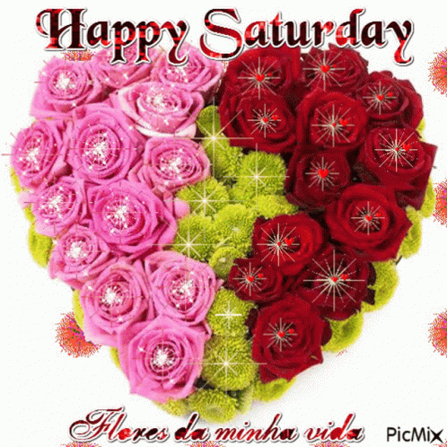 Happy Saturday Roses GIF - Happy Saturday Roses Flowers GIFs