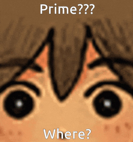 a close up of a person 's face with the words prime ?? where ?