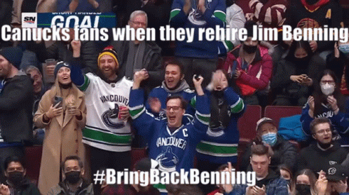 Vancouver Canucks Canucks Fans GIF - Vancouver Canucks Canucks Fans Jim Benning GIFs