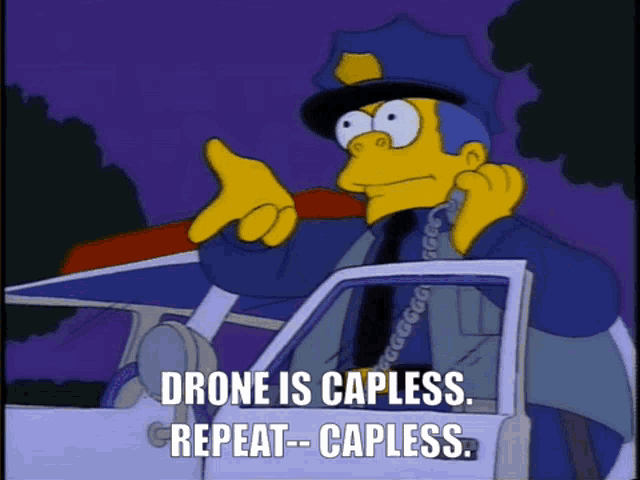 Simpsons Capless Drone Is Capless GIF - Simpsons Capless Drone Is Capless Esc Cap GIFs