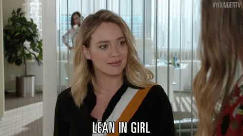 Lean In, Girl! GIF - Kelsey Peters Lean In Younger Tv GIFs