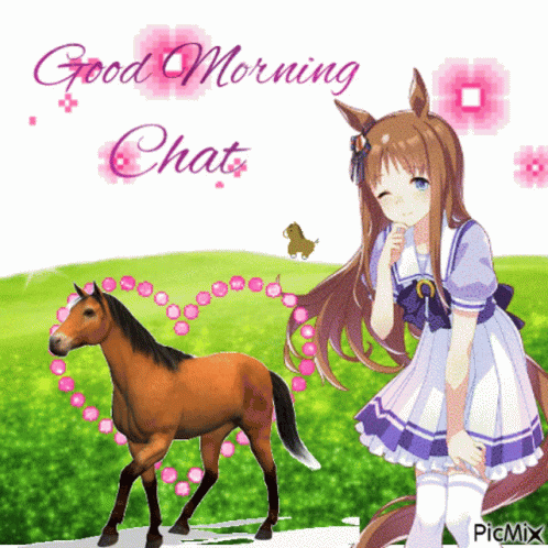 Uma Musume Grass Wonder GIF - Uma Musume Grass Wonder Good Morning Chat GIFs