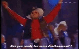 a man in a cowboy hat says " are you ready for some footbaaaall ? "