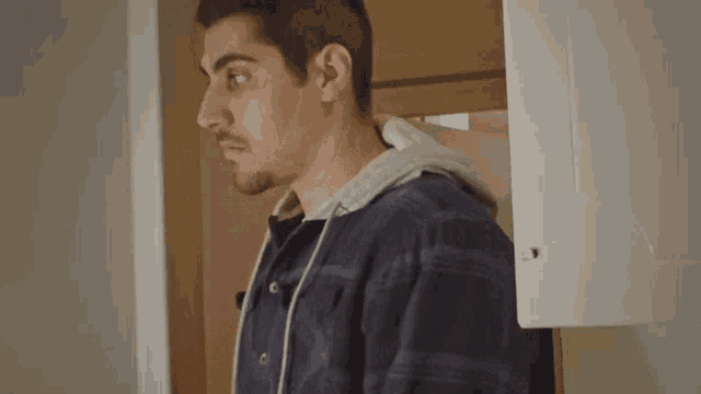 Close Door Rudy Ayoub GIF - Close Door Rudy Ayoub Let Me Think GIFs