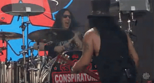 Drummer Rocking Out GIF - Drummer Rocking Out Jamming Out GIFs