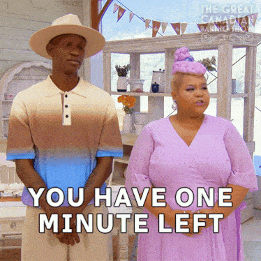 You Have One Minute Left Ann Pornel GIF - You Have One Minute Left Ann Pornel Alan Shane Lewis GIFs