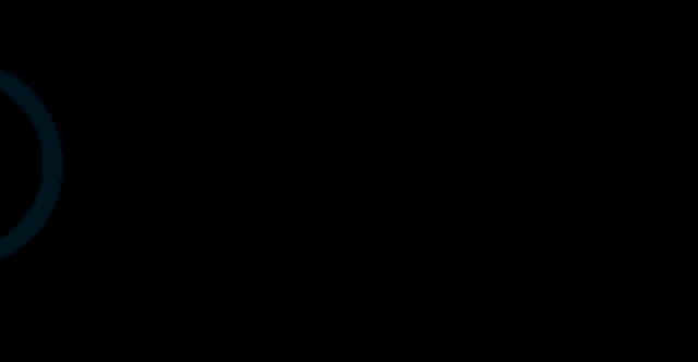 a black background with a blue circle in the middle of it
