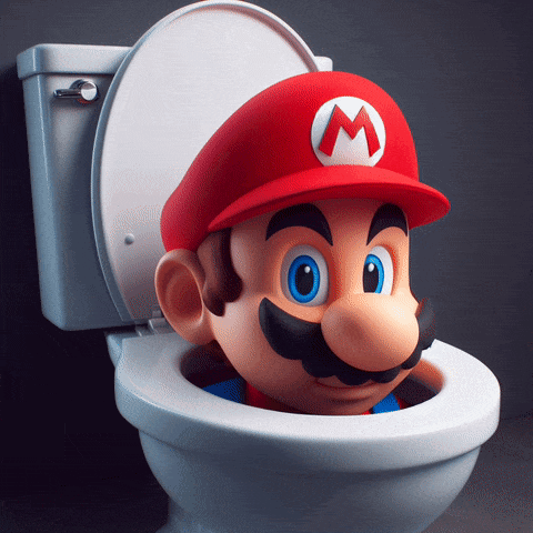 Mario Super Mario GIF - Mario Super Mario Super Mario Skibidi Toilet GIFs