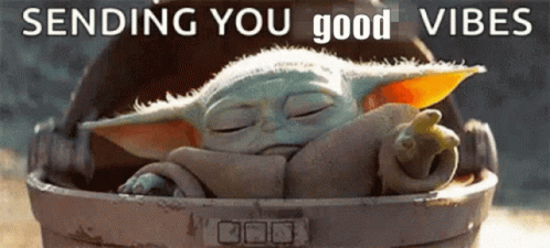 Baby Yoda Yoda GIF - Baby Yoda Yoda Good Vibes GIFs