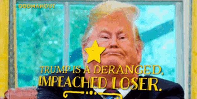 Trump President Loser Donald Impeach Impeached GIF - Trump President Loser Donald Impeach Impeached GIFs