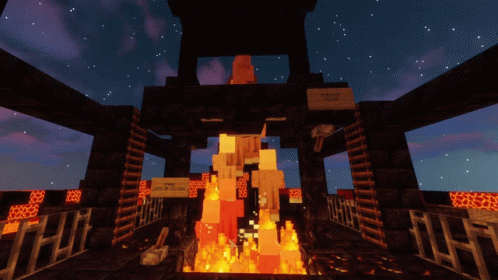 Volcanic Death To All Villagers Sanity GIF - Volcanic Death To All Villagers Sanity GIFs
