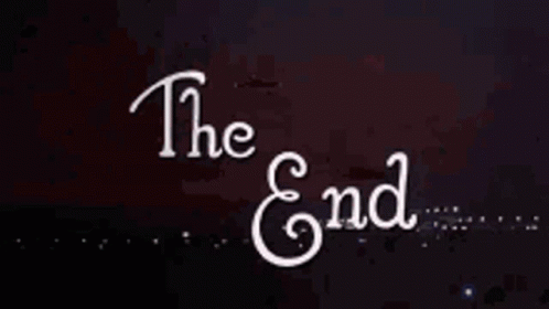 The End Fireworks GIF - The End Fireworks Its Over GIFs