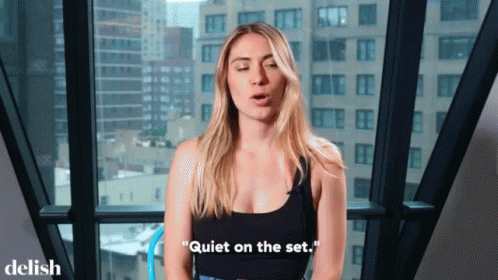 Quiet On The Set Silent GIF - Quiet On The Set Silent Hushed GIFs