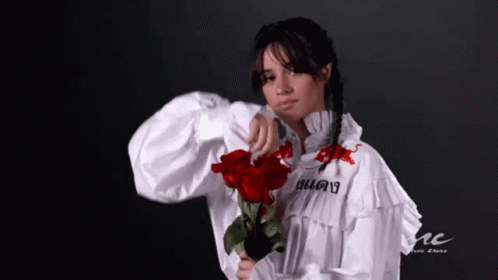 Camila Cabello Flowers GIF - Camila Cabello Flowers Rose GIFs