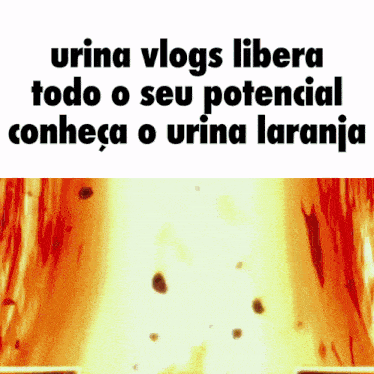 a poster that says urina vlogs libera todo o seu potencial conhece o urina laranja