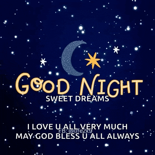 a poster that says good night sweet dreams with a crescent moon