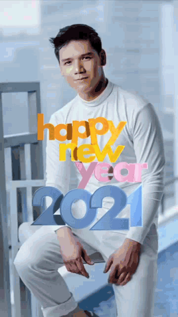 Gerald Santos Happy New Year GIF - Gerald Santos Happy New Year Welcome2021 GIFs