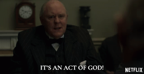 Its An Act Of God John Lithgow GIF - Its An Act Of God John Lithgow Winston Churchill GIFs