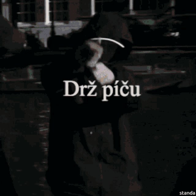 a blurry picture of a woman wearing a purple beanie .