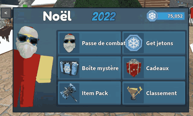 a screenshot of a video game with the year 2022 on it