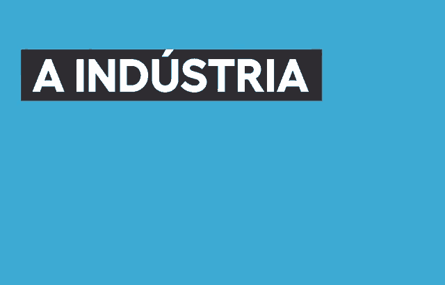 a sign that says a industria ta na educacao profissional on it