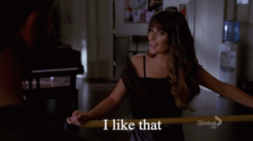 Glee Rachel Berry GIF - Glee Rachel Berry I Like That GIFs