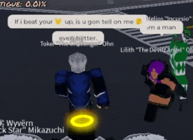 a group of people are playing a game and one of them has a halo on their back