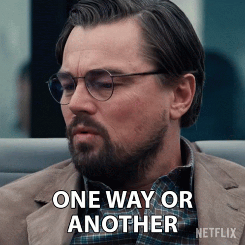 One Way Or Another Dr Randall Mindy GIF - One Way Or Another Dr Randall Mindy Leonardo Dicaprio GIFs