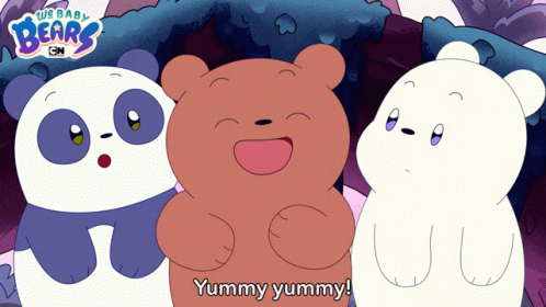 Yummy Yummy Grizzly Bear GIF - Yummy Yummy Grizzly Bear Ice Bear GIFs