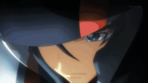 a close up of a person 's face with tokyo mx on the bottom right