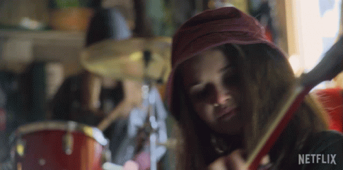 Playing Guitar Beverly GIF - Playing Guitar Beverly Mixtape GIFs