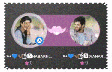 a picture of a man and a woman with the name shabarn