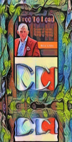 a painting of a man with the words free to load on the top