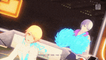 a screenshot of a video game with the words " someone will help you look up " at the bottom