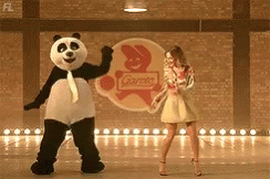 Claudia Leitte Panda GIF - Claudia Leitte Panda Dancing GIFs