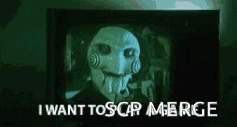 a picture of a puppet with the words i want to scr merge below it