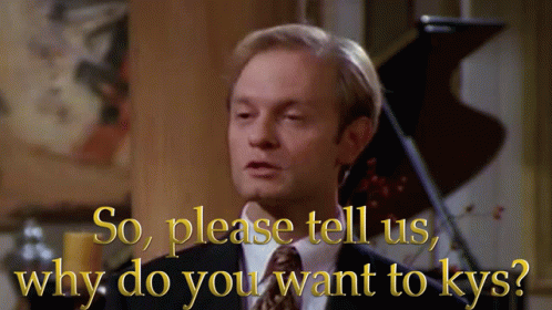 Niles Crane Why Do You Want To Kys GIF - Niles Crane Why Do You Want To Kys GIFs