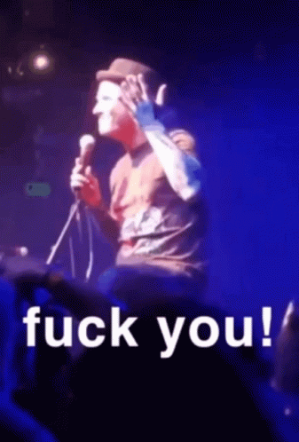 Corey Taylor Fuck You GIF - Corey Taylor Fuck You Middle Finger GIFs
