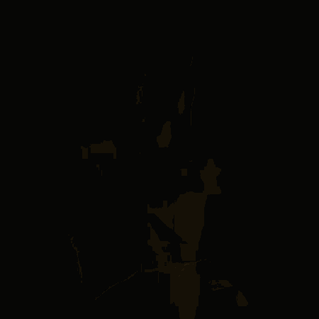 a close up of a woman 's face in a dark room with a shadow on her face .