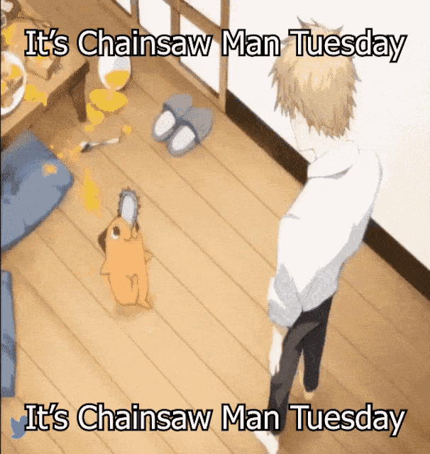 Chainsaw Man GIF - Chainsaw Man Tuesday GIFs