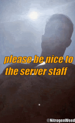 Server Staff Be Nice GIF - Server Staff Be Nice Muscle GIFs